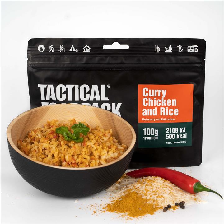 Curry Chicken and Rice 100g (Κοτόπουλο με κάρυ και ρύζι)