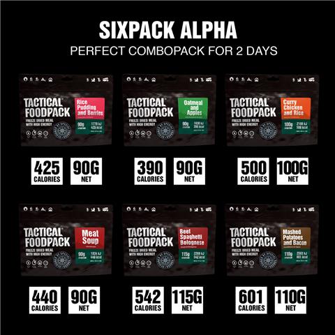 Tactical Six pack Alpha 595g