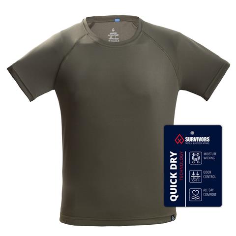 Μπλουζάκι Τ-Shirt Quick Dry Survivors 3XL-4XL