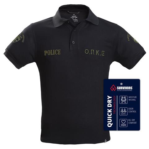 Μπλουζάκι Polo Quick Dry με κέντημα ΟΠΚΕ