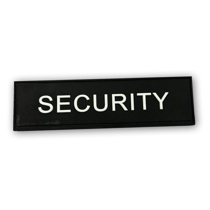 Σήμα Security με velcro 3D Στήθος (μαύρο-άσπρο)