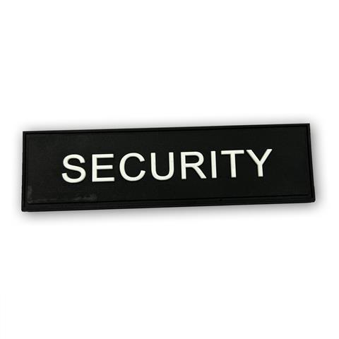 Σήμα Security με velcro 3D Στήθος (μαύρο-άσπρο)