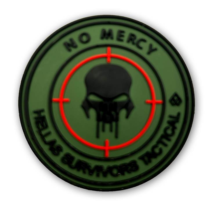 Σήμα No Mercy - Hellas Survivors tactical 5,5 x 5,5 cm