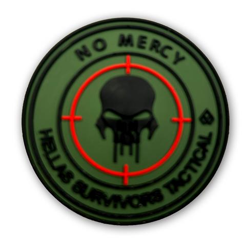 Σήμα No Mercy - Hellas Survivors tactical 5,5 x 5,5 cm