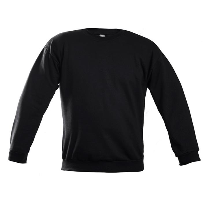 Φούτερ με λάστιχο επιχειρησιακό. Βαμβακερό 100% Μαύρο