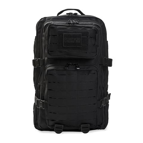 Σακίδιο πλάτης laser-cut  45/55 lt Survivors Μαύρο