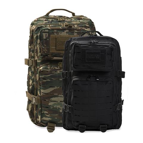 Σακίδιο πλάτης laser-cut  45/55 lt Survivors Μαύρο