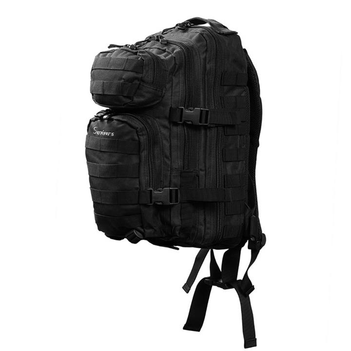 Σακίδιο πλάτης μεσαιο 30/40 lt Survivors Μαύρο