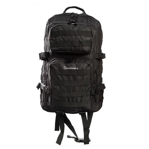 Σακίδιο πλάτης μεγάλο 45/55 lt Survivors Μαύρο