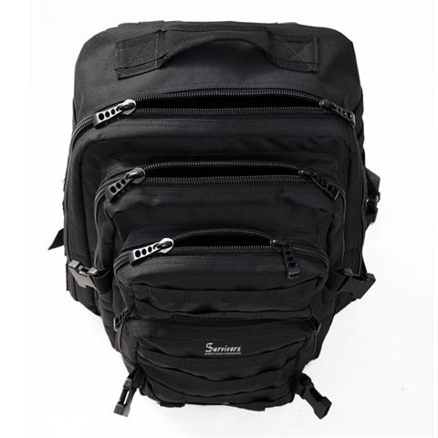 Σακίδιο πλάτης μεγάλο 45/55 lt Survivors Μαύρο
