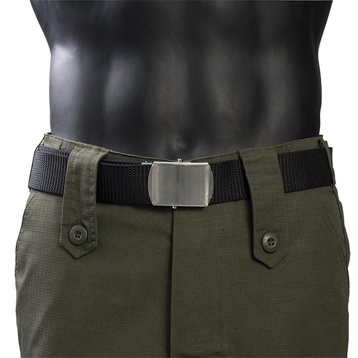 Ζώνη στρατιωτική 40ρα μακριά Μαύρη