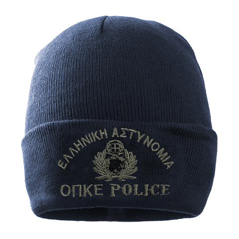 Σκούφος διπλός Μπλε με κέντημα ΟΠΚΕ Αστυνομίας