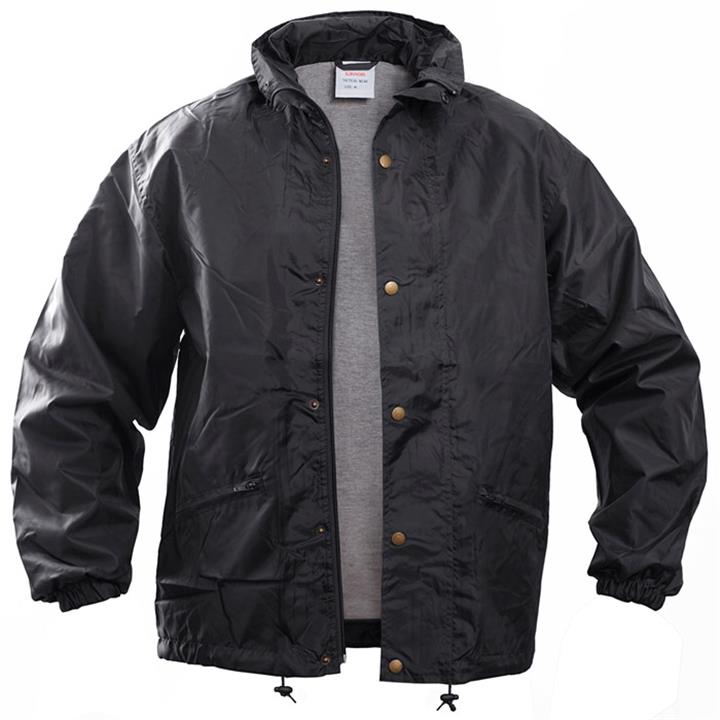 Αντιανεμικό Σωμάτων Ασφαλείας (χωρίς κέντημα) 4XL - 5XL Μαύρο