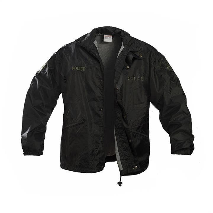 Αντιανεμικό με κέντημα (Ο.Π.Κ.Ε., Ε.Κ.Α.Μ.) Mαύρο