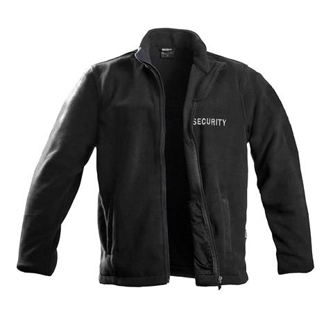 Ζακετα fleece Survivors με κέντημα SECURITY (Μαύρο)