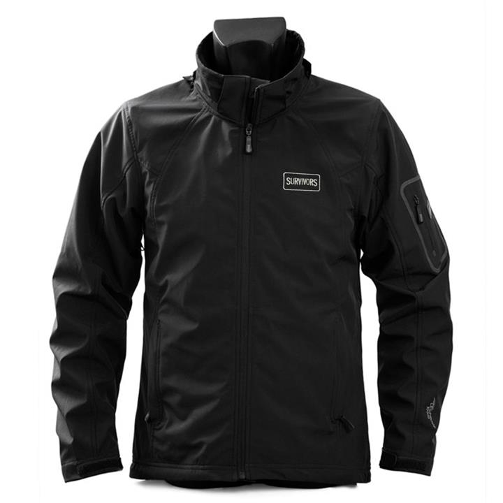 Soft-shell Survivors Tactical WP 3XL - 5XL Eπιχειρησιακή ζακέτα Mαύρο
