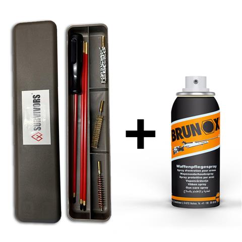 Σετ Kαθαρισμού όπλου G3 και Λάδι Όπλου Brunox 100ml