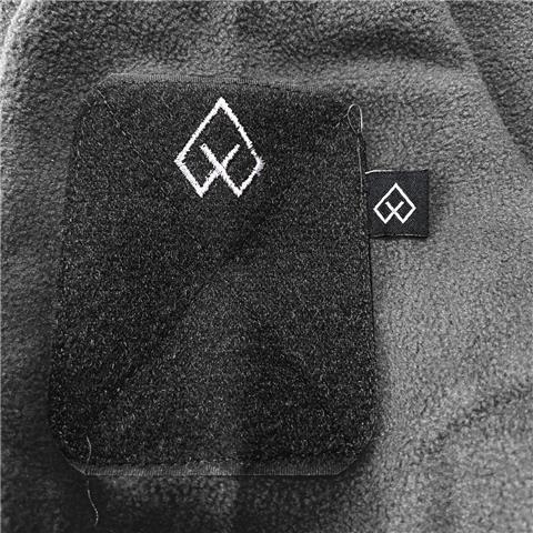 Ζακέτα Survivors Essential Fleece 3XL - 4XL Μαύρο