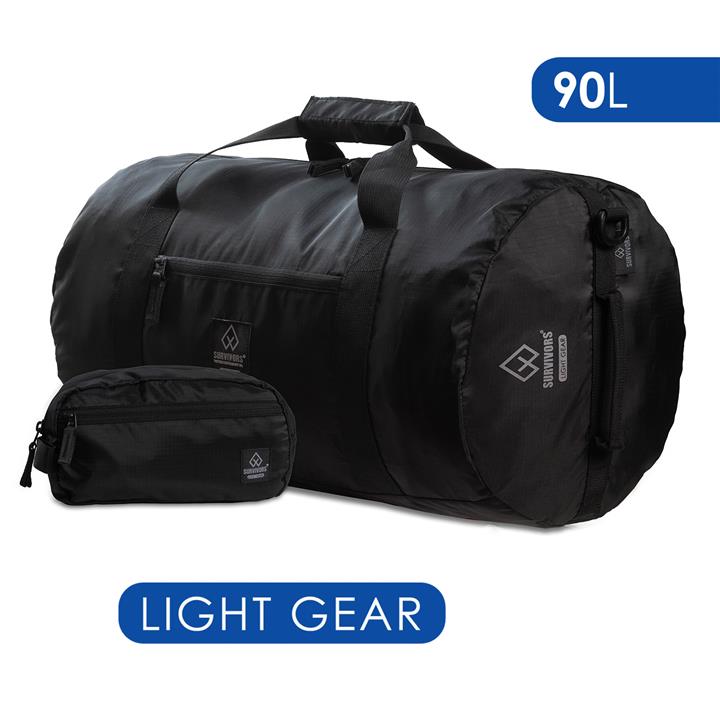 Σάκος 90lt (Σακ Βουαγιάζ) Light Gear Bag (Μαύρος)