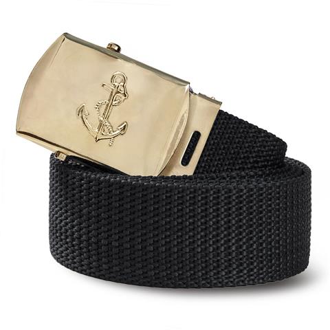 Ζώνη 40αρα με Σήμα Πολεμικό Ναυτικό (Μαύρη)