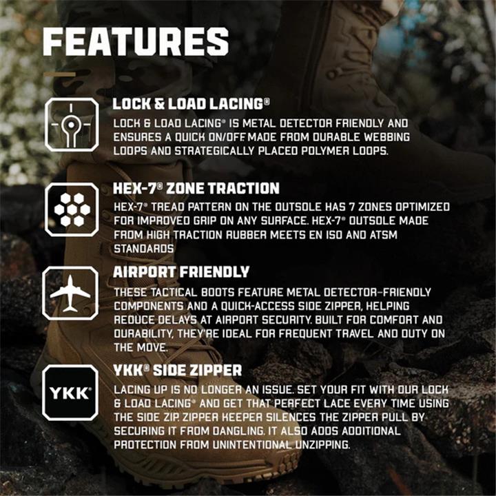 Brigade 8 Side Zip Condor (Coyote Brown)