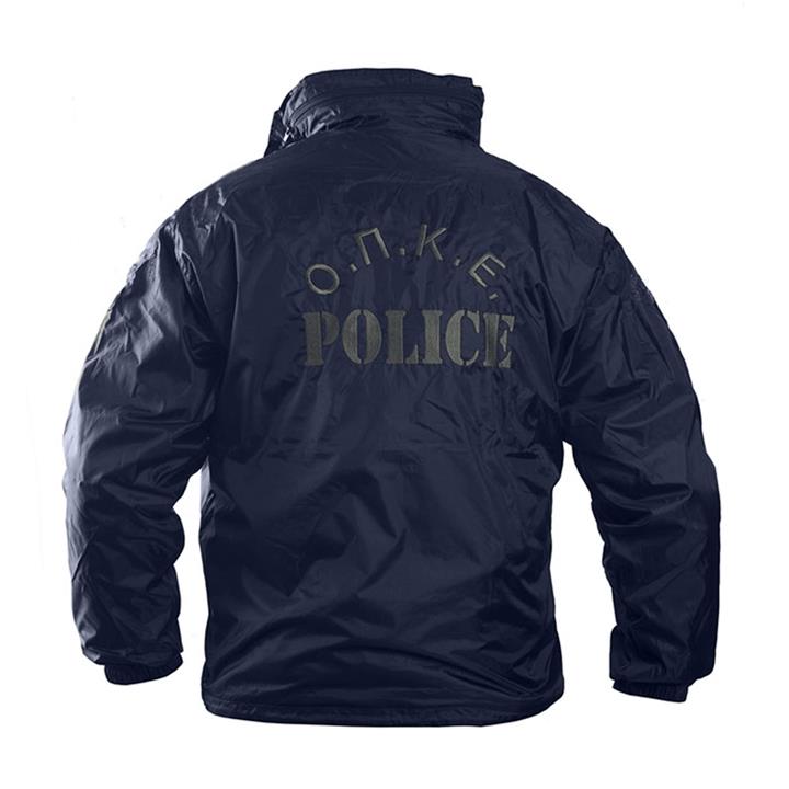 Αντιανεμικό με κέντημα (Ο.Π.Κ.Ε., Ε.Κ.Α.Μ.) Mπλε