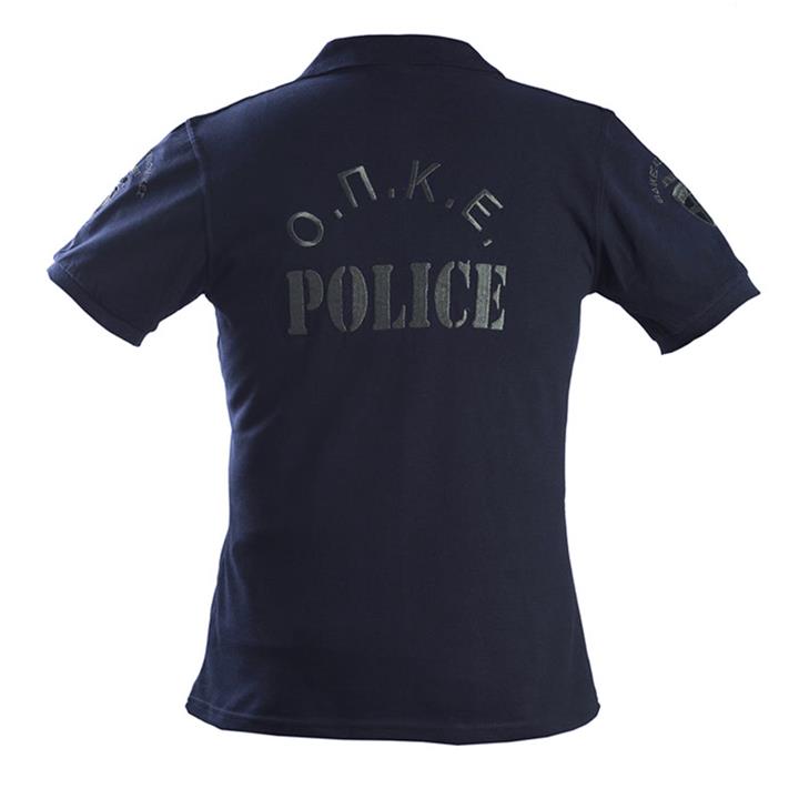 Μπλουζάκι Πόλο κοντομάνικο (Ο.Π.Κ.Ε. Ε.Κ.Α.Μ.) μπλε