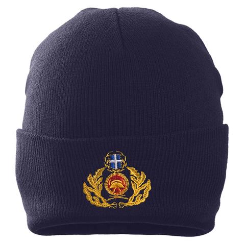 Σκούφος διπλός Μπλε με κέντημα Πυροσβεστικής