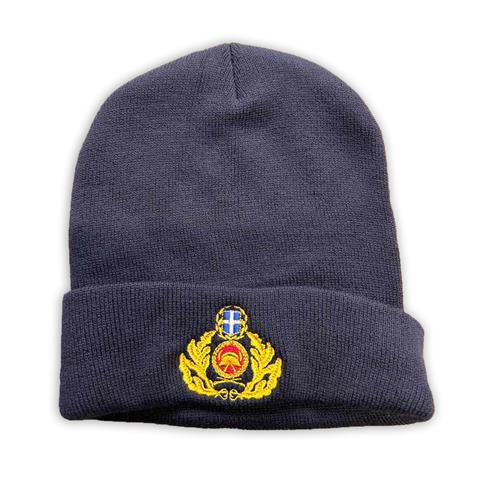 Σκούφος διπλός Μπλε με κέντημα Πυροσβεστικής